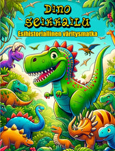 Lataa kuva Galleria-katseluun, Lasten värityskirja - Dinot