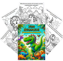 Lataa kuva Galleria-katseluun, Lasten värityskirja - Dinot