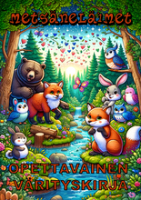 Lataa kuva Galleria-katseluun, Lasten värityskirja - Metsäneläimet
