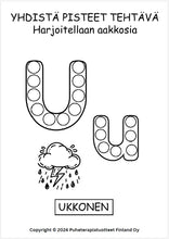 Lataa kuva Galleria-katseluun, Yhdistää pisteet - Harjoitellaan aakkosia